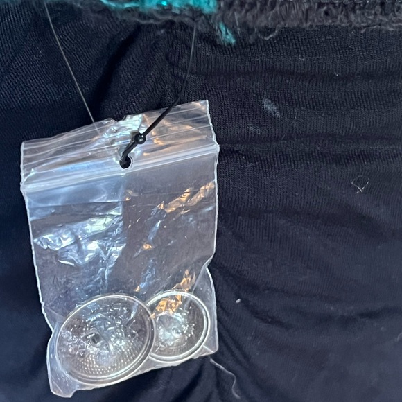 NWT🎁 Free People Better Together Blazer Women's Black & Teal Metallic Oversized - Picture 8 of 13